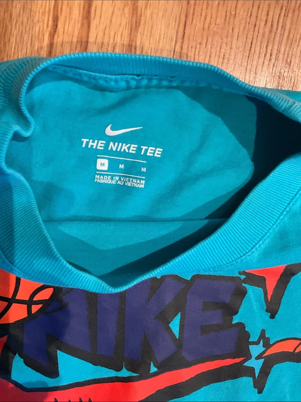 NIKE - TEE -  100% Cotton Teal - Boy’s Size M -- Short Sleeve
